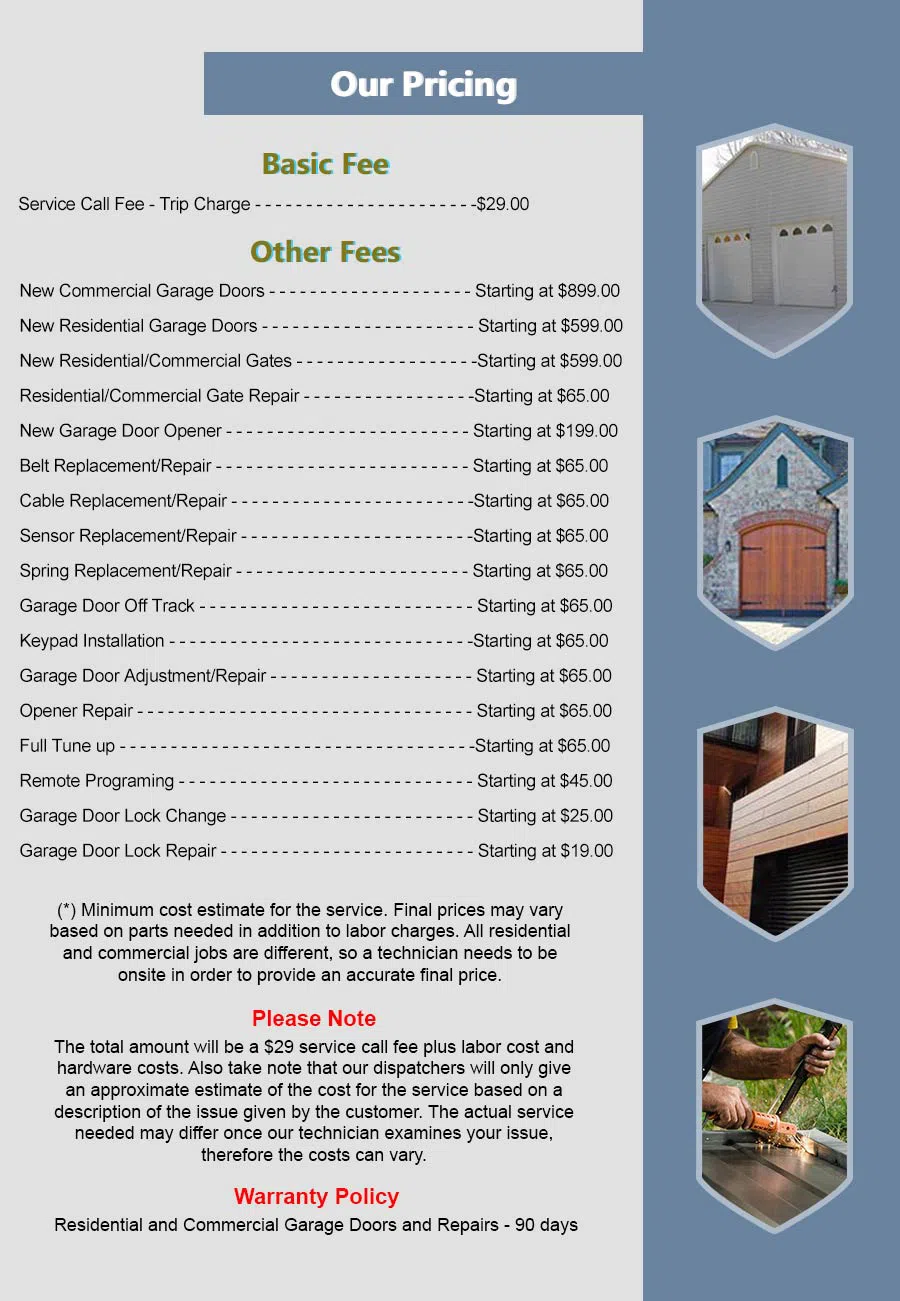 HighTech Garage Door Orlando, FL 407-792-0352